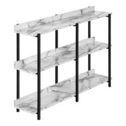 Accent Console Table For Entryway, Contemporary And Modern - White / Gray