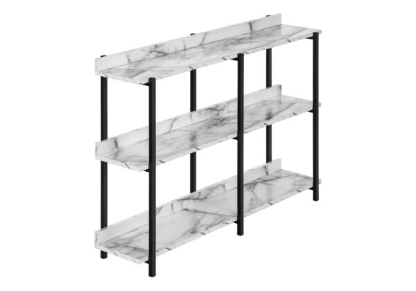 Accent Console Table For Entryway, Contemporary And Modern - White / Gray