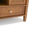 Warm Shaker - Handcrafted TV Media Stand - Light Golden Brown - Image 4