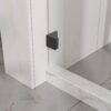 Frameless 48" X 72" Sliding Shower Door, Tempered Glass - Matte Black - Image 5