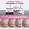 Queen Pull Out Sofa Bed, 3 In 1 Convertible Sleeper Sofa Multifunctional Velvet Loveseat Bed - Pink - Image 18