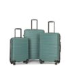 3 Piece Luggage Sets Lightweight Suitcase With Two Hooks, Spinner Wheels, Tsa Lock, (20/24/28) - Green - Image 10