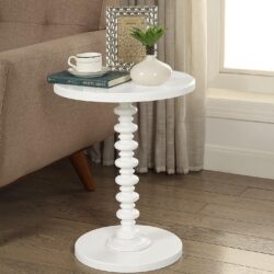 Acton - Accent Table - White