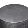 Johnsen - Large Metal Accent Table - Antique Silver - Image 3