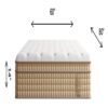 14" Queen Hybrid Mattress With Innersprings & Gel Memory Foam - Beige / White - Image 9