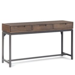 Banting - Mid Century Wide Console Table - Walnut Brown