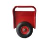Heavy Duty Panel Dolly With 2 Handles, 10" Solid Rubber Tires, Supports 1000 Lbs, All Terrain For Drywall & Doors - Red - Image 9