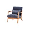 Accent Chair With Pillow Upholstered - Antique Dark Gray - Image 18