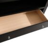 Elegant Transitional Media Chest - Black - Image 4