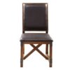 Lancaster - Dining Chair Upholstery - Chocolate - Image 4