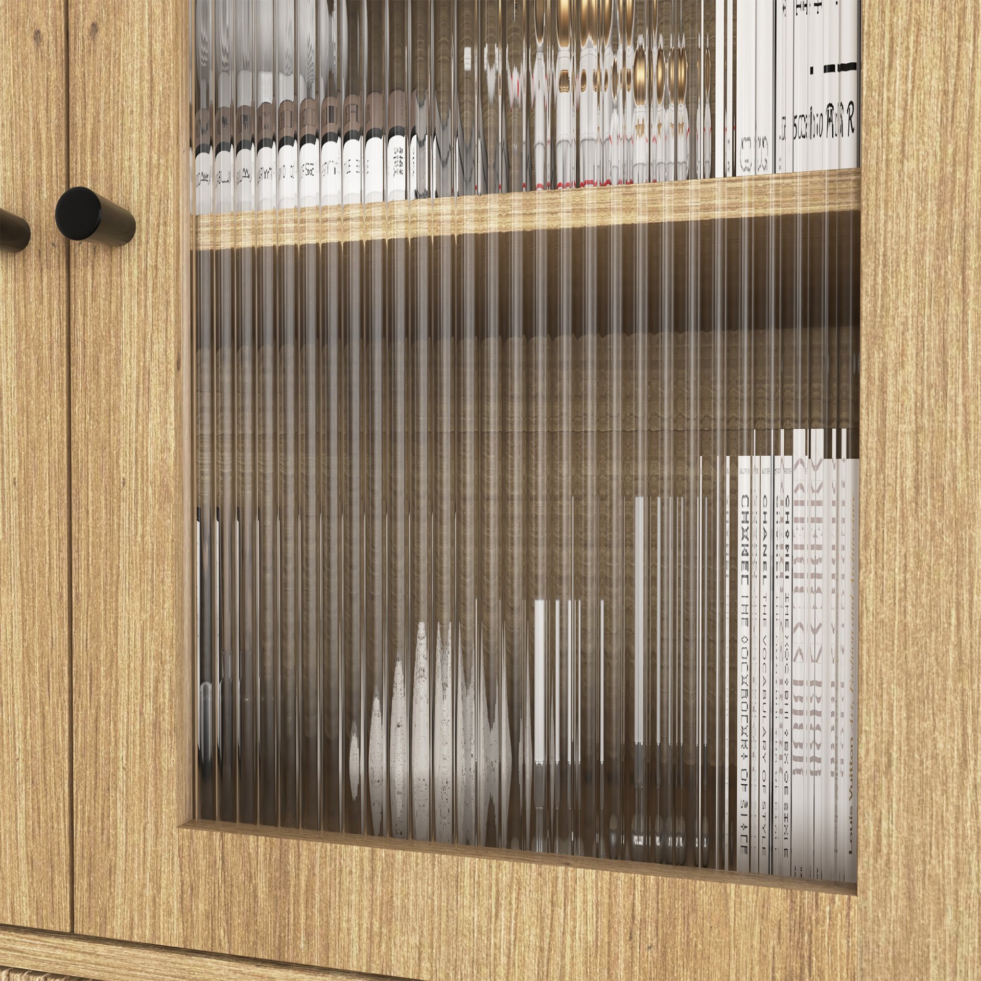 Grain Tech Inspired Dome Cabinet With LED Lighting - Smart Snack Storage Solution - Natural Wood - Image 19