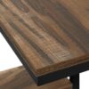 Accent Table, C - Shaped, Contemporary And Modern - Brown - Image 6