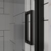 Bifold Frameless Glass Shower Door 30" X 72" With 1 / 4" Tempered Clear Glass - Black - Image 7