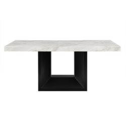 Sheena - 5 Piece Dining Table Set With Base And Chairs - Black