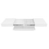 Extendable Coffee Table, Multifunctional Adjustable Coffee Table With Hidden Storage Space For Living Room - White - Image 7