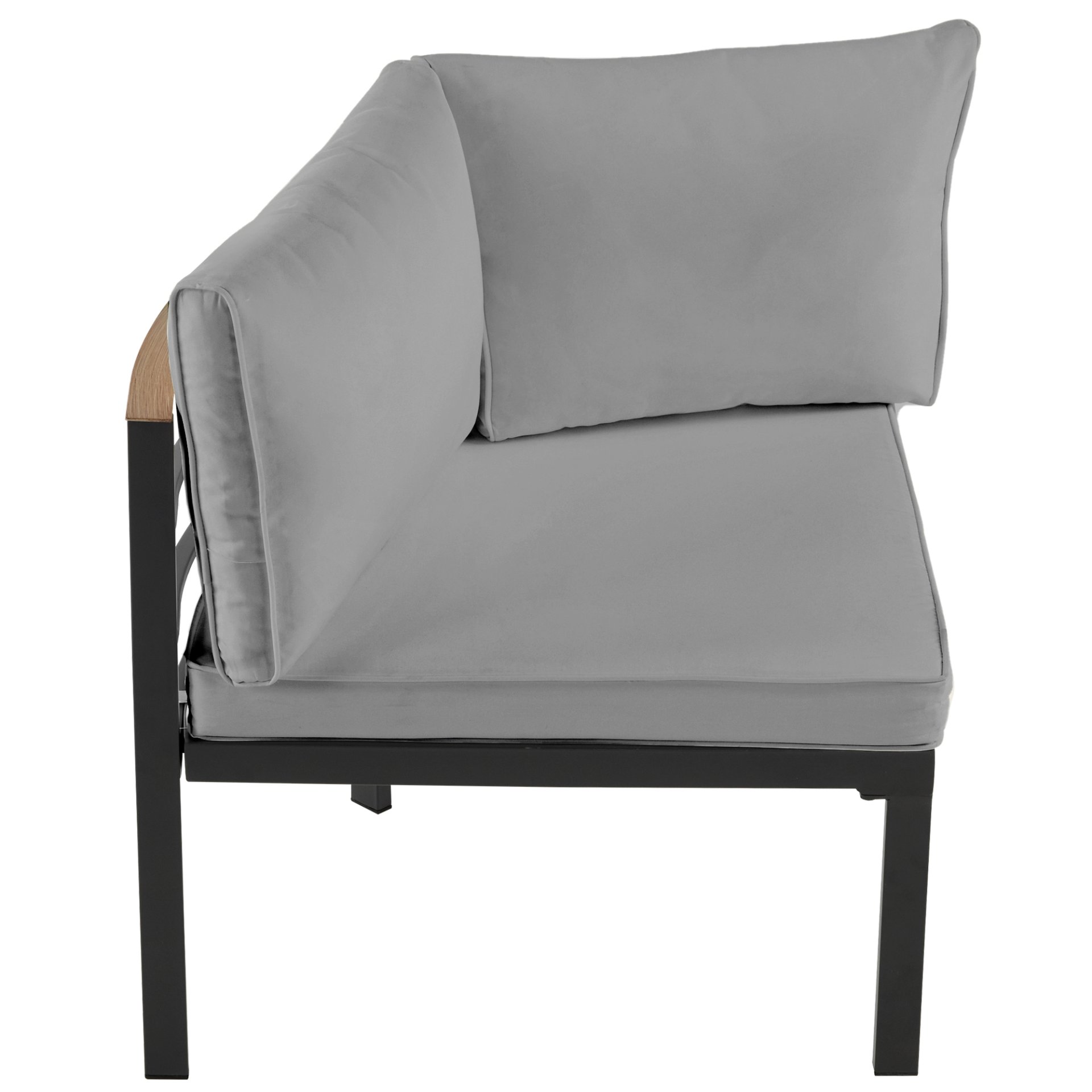 Outdoor Sectional Sofa Set With Cushions - Gray - Image 24