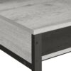 Computer Desk, Home Office, Standing, Storage Shelves, Laptop, Contemporary & Modern - Gray - Image 7