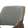 Malden - Bentwood Dining Chair With Wood Back - Distressed Gray - Image 5