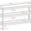 Skyler - TV Media Stand - Dark Cognac Brown - Image 6