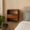 Curved Edge Nightstand - Chestnut - Image 10