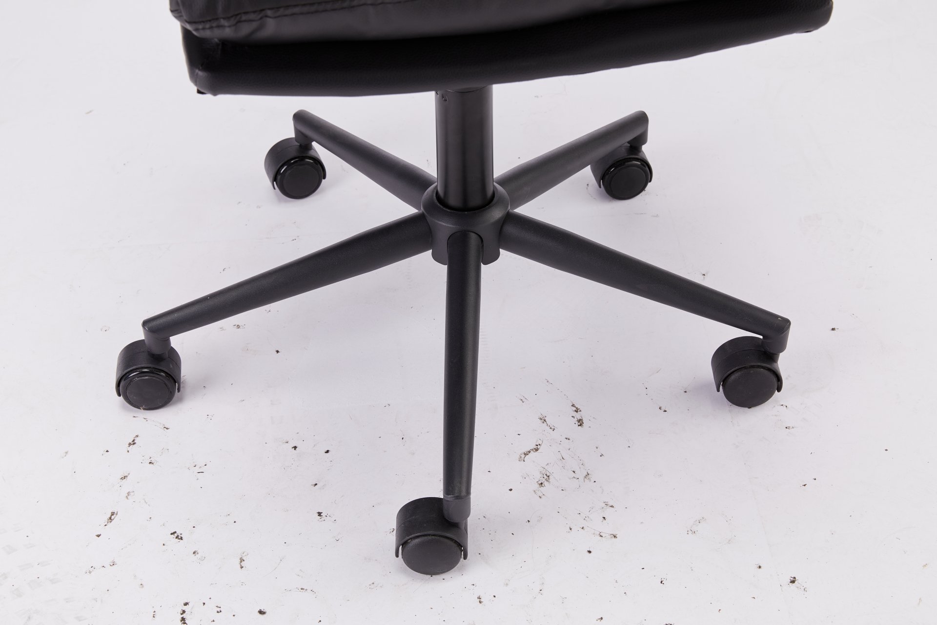 Office Chair Mid Back Desk Chair Modern Excutive Office Chair With Arms And Wheels For Home Office - Black - Image 5