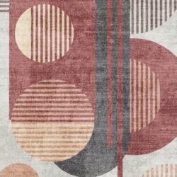 Fenix - Accent Rug - Ivory / Red