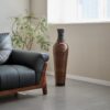 Tall Standing Designer Floor Vases With Elegant 2 Tone Finishes Ideal For Decorating Living Rooms, Bedrooms, Entryways Perfect For Decorating Your Home - Black / Gray - Image 12