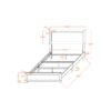Soluto - 5 Piece Full Bedroom Set - Black / Gray - Image 3