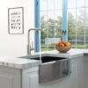 Kitchen Faucet With Pull Down Sprayer - Brushed Nickel - Image 4
