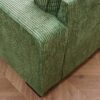 Luxe - Corduroy Sofa With Sleek Design, Spacious And Comfortable 3 Seater Couch - Green - Image 6