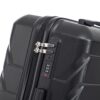 Set 3 Pieces 20" / 24" / 28" Abs Spinner Wheel Luggage, Matching Color, With Combination Lock - Black - Image 16