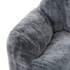Living Room Bean Bag Sofa Chair With Memory Foam Fillings, Soft Upholstered Bean Bag Armchair - Black / Gray - Image 7