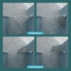 Bi Fold Frameless Shower Door With Tempered Glass,1 / 4" Thickness - Chrome - Image 9