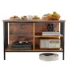 Lift Top Coffee Table With Storage, Adjustable Height Living Room - Black / Brown - Image 7