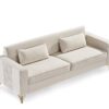 Aesthetic Sofas For Living Room, 3 Seater Couch With Classic Modern Appeal And Luxurious Soft Comfort - Beige - Image 14