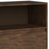 Chase - Low Bookcase - Rustic Natural Aged Brown - Image 6