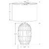 Table Lamp, Lighting, Transitional - Cream - Image 7