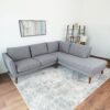 Benson - Sectional Sofa Right Facing Chaise - Gray - Image 7