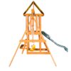 Outdoor Swing Set 3 In 1 With Slide, 2 Swings, And Climber - Green - Image 12