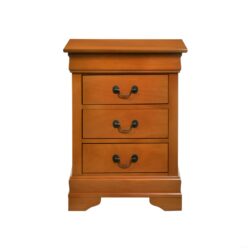 Louis Phillipe - 3 Drawer Nightstand - Oak