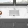 Workstation Undermount Kitchen Sink - White - Image 5