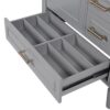 Bathroom Vanity With Sink, Soft Close Door, Handles Ample Storage - Gray - Image 19