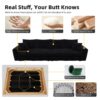 4 Seat Sofa, Convertible Deep Seat Sofa Lounge Chair For Living Room - Black - Image 14