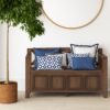 Amherst - Entryway Storage Bench - Rustic Natural Aged Brown - Image 6