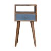 Mini Hand Painted Nightstand - Blue - Image 10