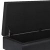 Owen - Rectangular Storage Ottoman - Midnight Black - Image 7