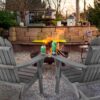 Wood Lounge Patio Chair For Garden Outdoor Wooden Folding Adirondack Chair (Set of 2) Solid Cedar Wood Lounge Patio Chair For Garden, Lawn, Backyard, - Gray - Image 8