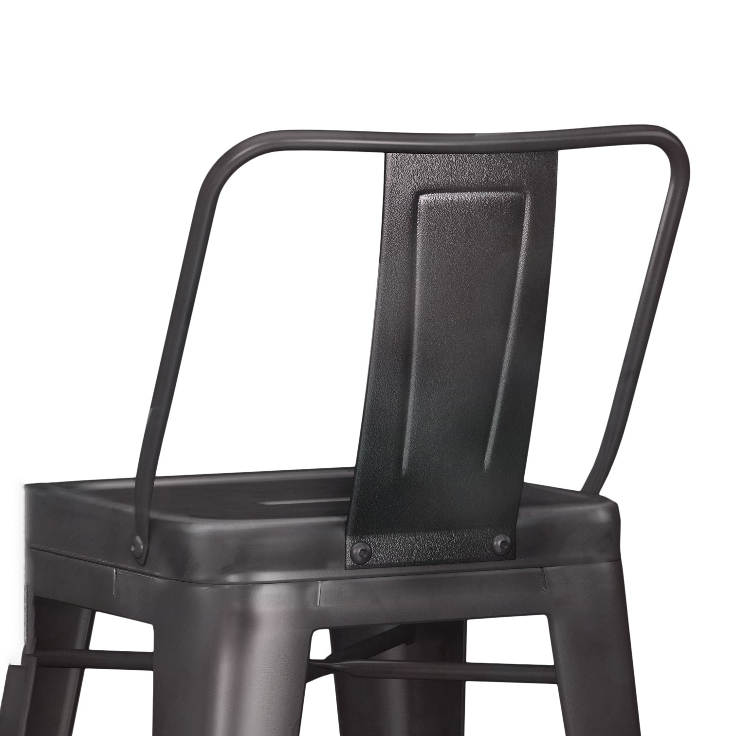 Rayne - Metal Counter Height Stool (Set of 2) - Gunmetal Gray - Image 2