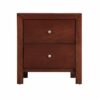 Elegantly Designed Nightstand - Cherry - Image 2