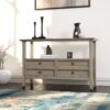 Amherst - Console Sofa Table - Distressed Gray - Image 3